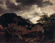 Jacob Isaacksz. van Ruisdael Village at the Wood's Edge Germany oil painting artist